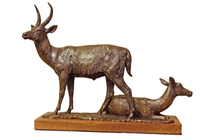 Reedbuck bronze
